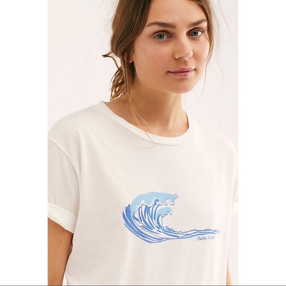 Free People “Baby I Care” Tee